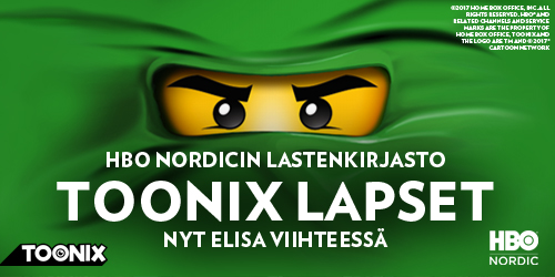 Toonix Lapset -ohjelmakirjasto on nyt katsottavissa lisäveloituksetta HBO Nordic -tilaajille Elisa Viihteessä television ja mobiilisovelluksen kautta. Toonixista löydät rakastetut lasten suosikit Barbapapasta Peppi Pitkätossuun ja Palomies Samiin.